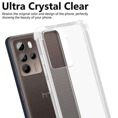 HTC U23 PRO deksel ultra slim (gjennomsiktig)