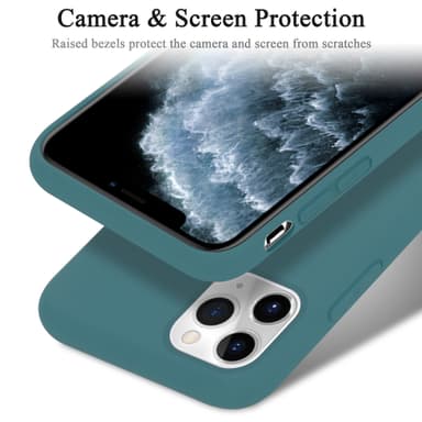 iPhone 11 PRO silikondeksel case (grønn)