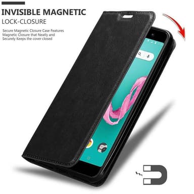WIKO LENNY 5 lommebokdeksel case (svart)