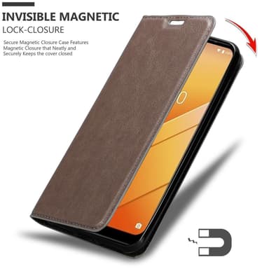 WIKO Y81 lommebokdeksel case (brun)