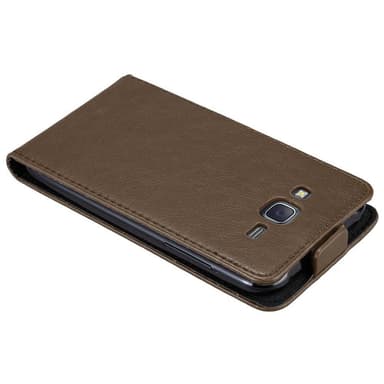 Samsung Galaxy J5 2015 deksel flip cover (brun)