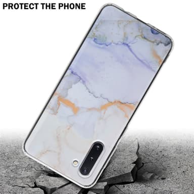 Samsung Galaxy NOTE 10 lommebokdeksel etui (hvit)