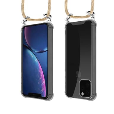 iPhone 11 PRO Deksel med Halskjede (brun)