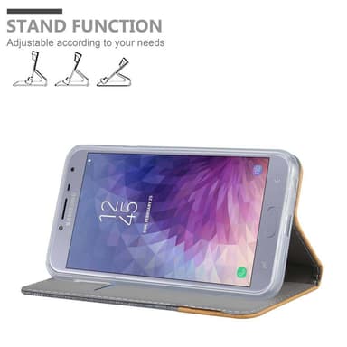 Samsung Galaxy J4 2018 lommebokdeksel etui (grå)