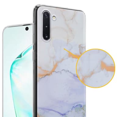 Samsung Galaxy NOTE 10 lommebokdeksel etui (hvit)