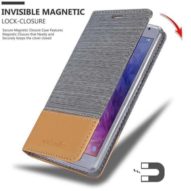 Samsung Galaxy J4 2018 lommebokdeksel etui (grå)