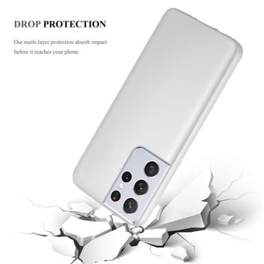 Deksel Samsung Galaxy S21 ULTRA Case Cover (sølv)