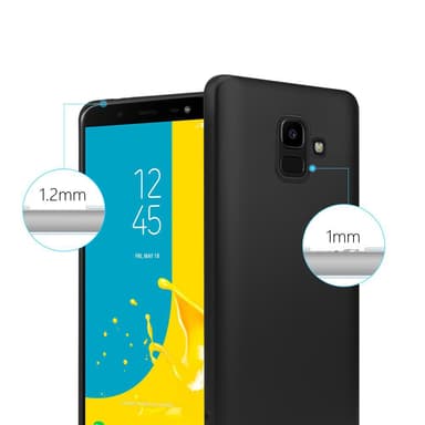 Deksel Samsung Galaxy J6 2018 Case Cover (svart)