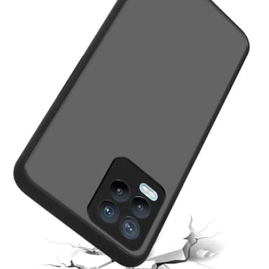 Realme 8 4G / 8 PRO Deksel Case Cover (Svart)