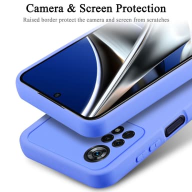 Xiaomi Poco X4 Pro silikondeksel case (lilla)