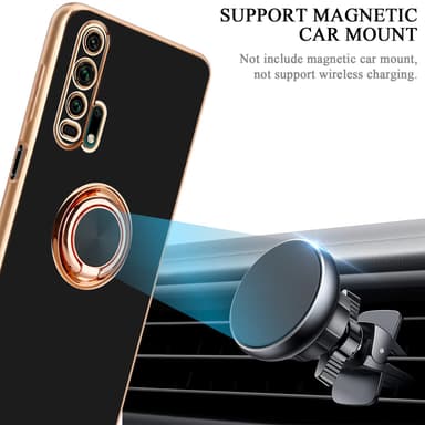 Honor 20 PRO silikondeksel case (svart)