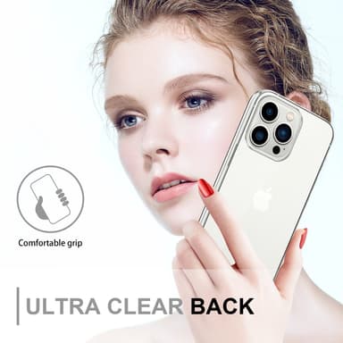 iPhone 14 PRO MAX Deksel 360 Case Cover (gjennomsiktig)