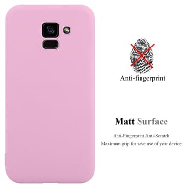 Deksel Samsung Galaxy A5 2018 Silikon cover (rosa)