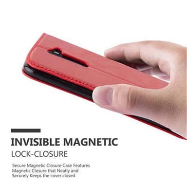 LG K10 2016 lommebokdeksel case (rød)