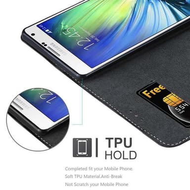 Samsung Galaxy A7 2015 Deksel Case Cover (svart)