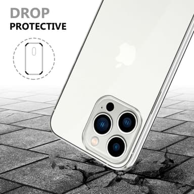 iPhone 14 PRO MAX Deksel 360 Case Cover (gjennomsiktig)