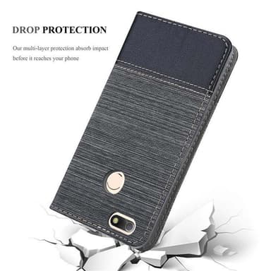 Huawei Enjoy 7 lommebokdeksel etui (grå)