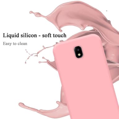 Samsung Galaxy J7 2017 silikondeksel case (rosa)