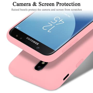 Samsung Galaxy J7 2017 silikondeksel case (rosa)