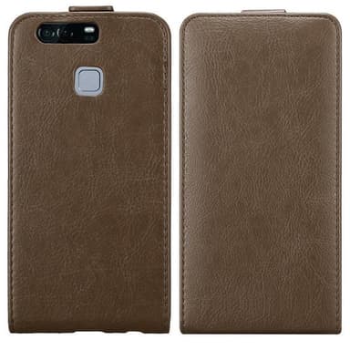 Huawei P9 PLUS deksel flip cover (brun)