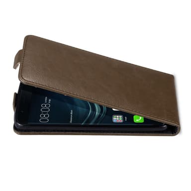 Huawei P9 PLUS deksel flip cover (brun)