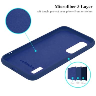 Oppo FIND X2 PRO silikondeksel case (blå)