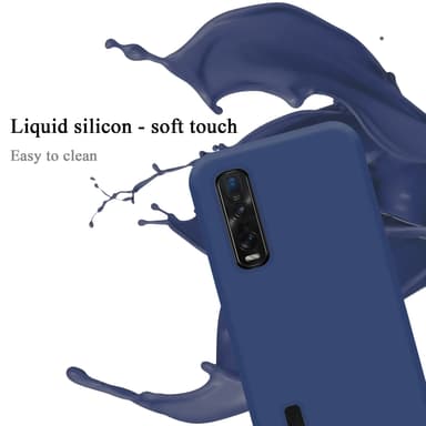 Oppo FIND X2 PRO silikondeksel case (blå)
