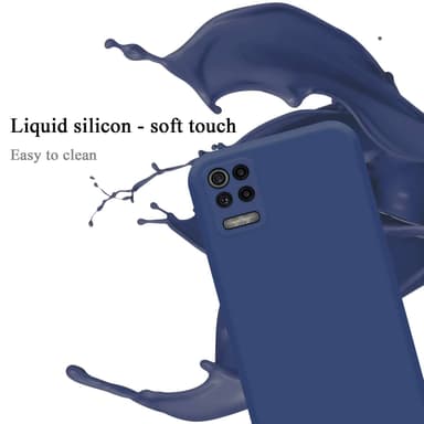 LG K52 / K62 / Q52 silikondeksel case (Blå)