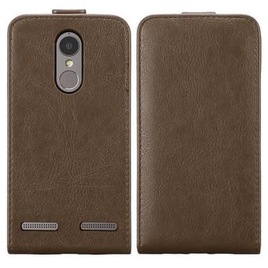 Lenovo K6 / K6 POWER deksel flip cover (brun)