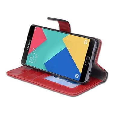 Samsung Galaxy A5 2016 lommebokdeksel cover (rød)