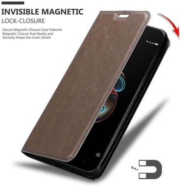 Xiaomi RedMi 5A lommebokdeksel case (brun)
