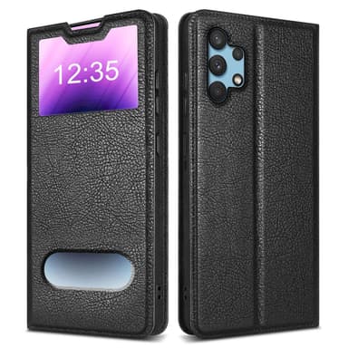 Samsung Galaxy A32 4G lommebokdeksel cover (svart)