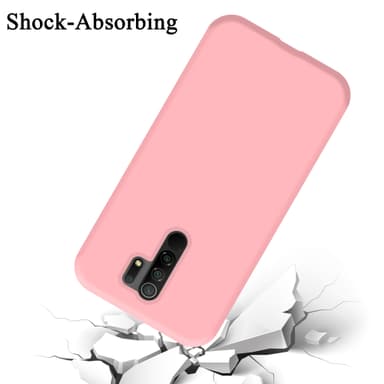 Xiaomi RedMi 9 silikondeksel case (rosa)