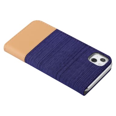 iPhone 13 MINI lommebokdeksel etui (blå)