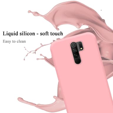 Xiaomi RedMi 9 silikondeksel case (rosa)