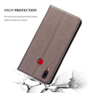 Vivo X21 lommebokdeksel case (brun)