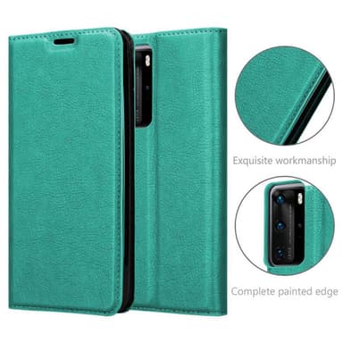 Huawei P40 PRO / P40 PRO+ lommebokdeksel case (turkis)