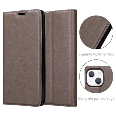 iPhone 13 lommebokdeksel case (brun)