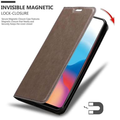 Vivo X21 lommebokdeksel case (brun)