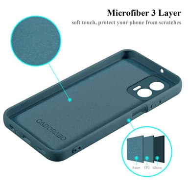 Motorola Moto G73 silikondeksel case (Grønn)