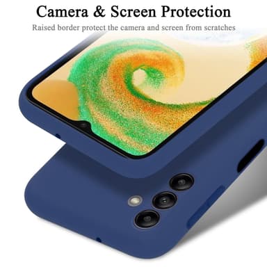 Samsung Galaxy A04s silikondeksel case (blå)