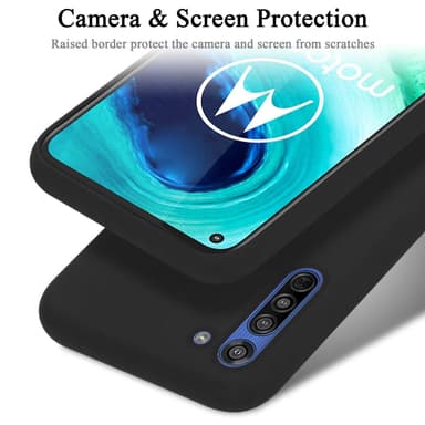 Motorola MOTO G8 silikondeksel case (Svart)