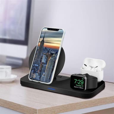 iPhone X / XS lommebokdeksel etui (blå)