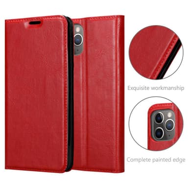 iPhone 12 PRO MAX lommebokdeksel case (rød)