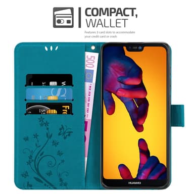 Huawei P20 LITE 2018 / NOVA 3E lommebokdeksel Blomster