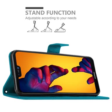 Huawei P20 LITE 2018 / NOVA 3E lommebokdeksel Blomster