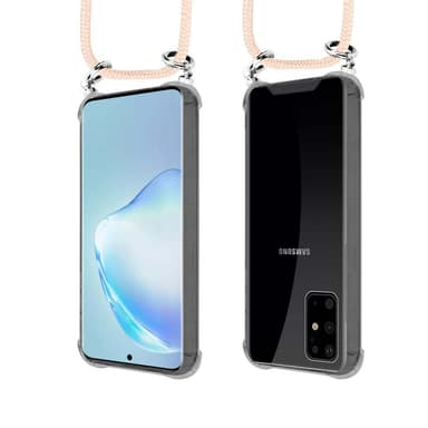 Samsung Galaxy S20 PLUS Deksel med Halskjede (rosa)