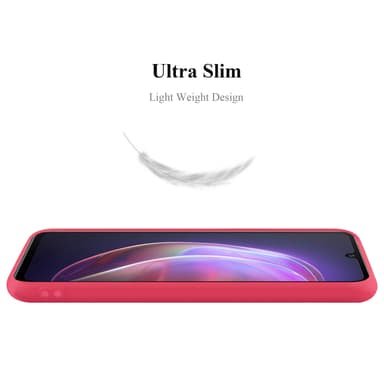 Deksel Vivo V21 4G / 5G Silikon cover (rød)