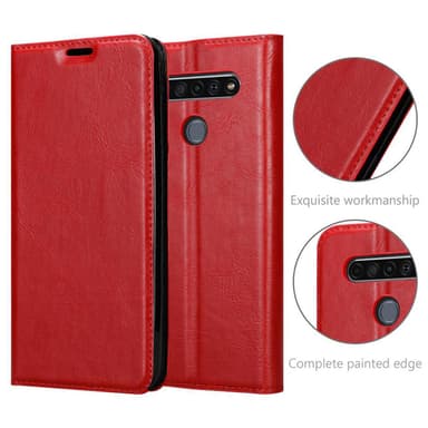 LG K61 lommebokdeksel case (rød)