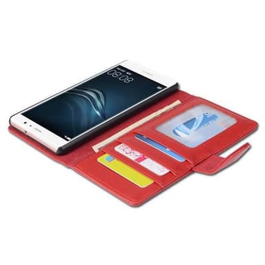 Huawei P9 LITE 2016 / G9 LITE lommebokdeksel case (rød)